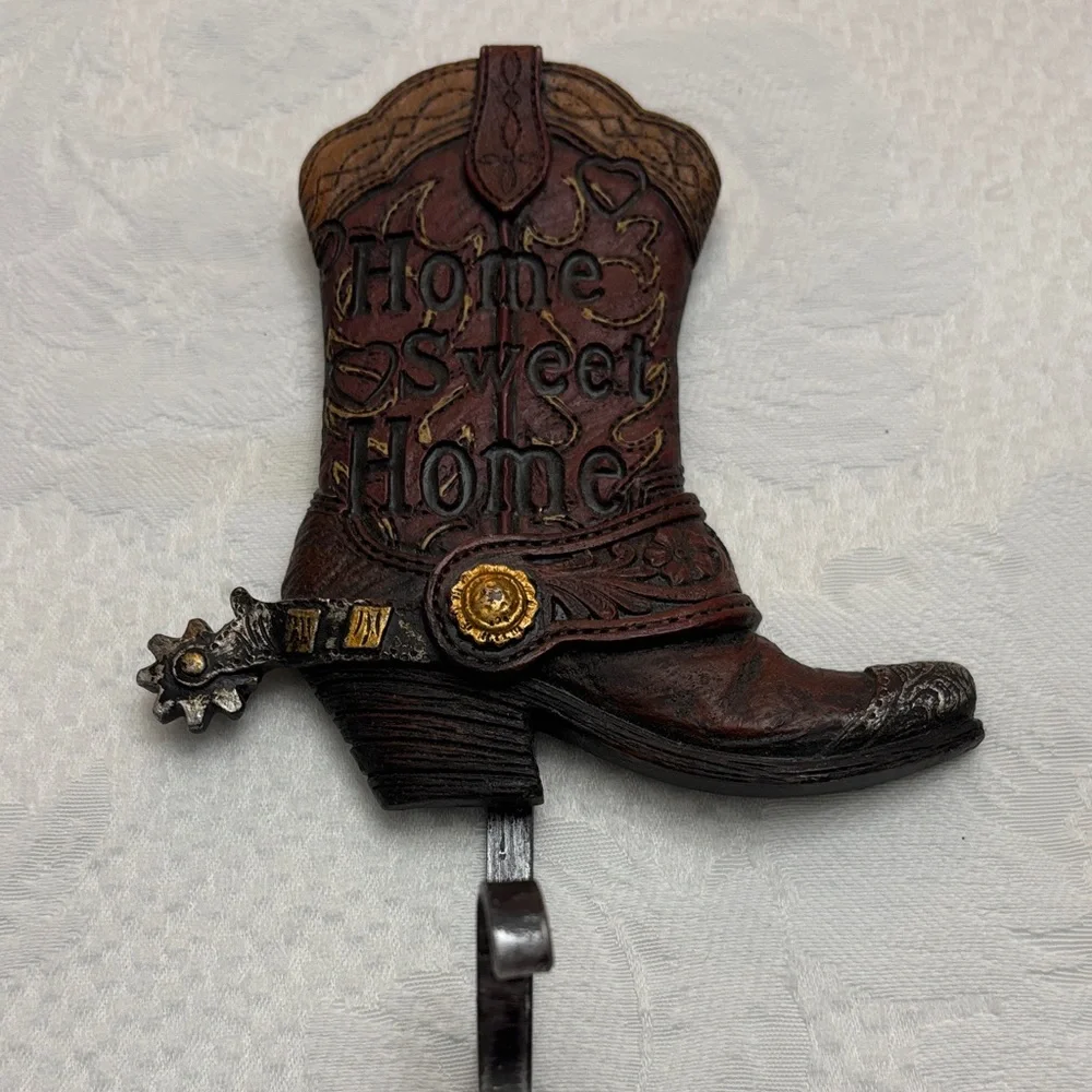 “Home Sweet Home” Cowboy Boot Hook